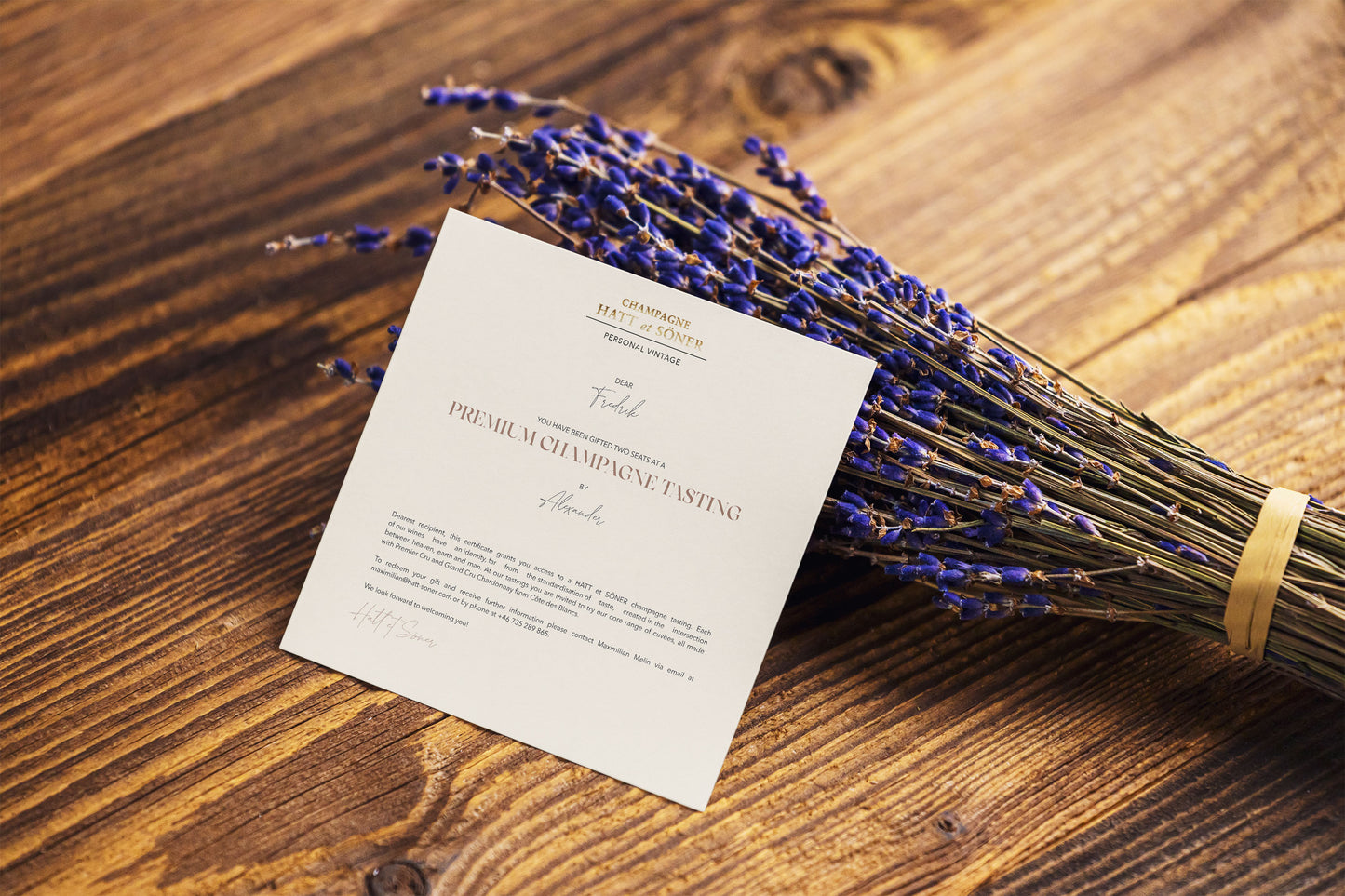 Premium Champagne Tasting Gift Card